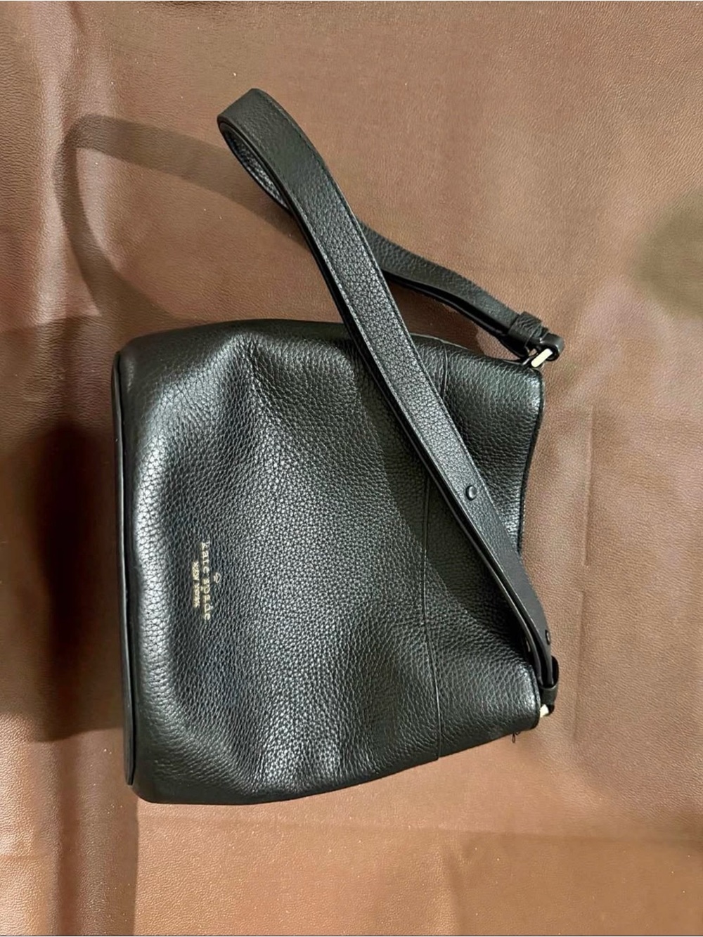 Kate Spade Pebbled Leather Crossbody Bucket Bag